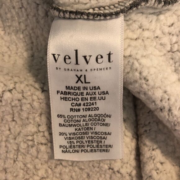 VELVET By Graham&Spencer/Anthropology Puff Sleeve Mini Dress XL Made In USA EUC - Picture 7 of 7